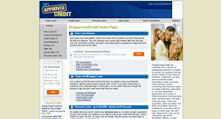 Desktop Screenshot of onapprovedcredit.com